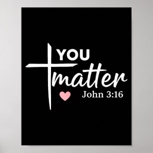 Du Johannes 3 16 Bibelvers Christlicher Glaube Ins Poster