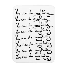 Du KANNST ALLES TUN! inspirierendes Zitat Magnet