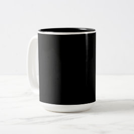 DU kannst Bildtext oder Logo hinzufügen, um dein e Zweifarbige Tasse