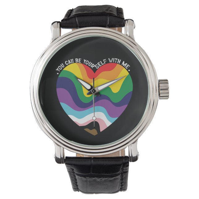 Du kannst dich selbst mit mir verbinden. armbanduhr (Vorderseite)