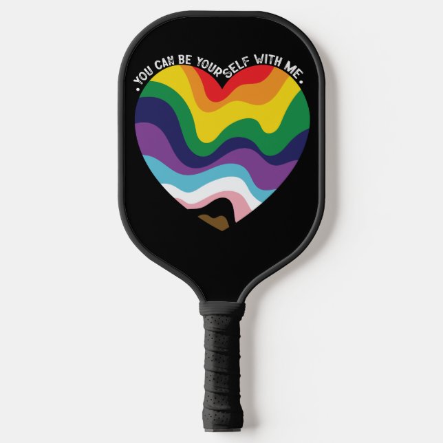 Du kannst dich selbst mit mir verbinden. pickleball schläger (Vorderseite)