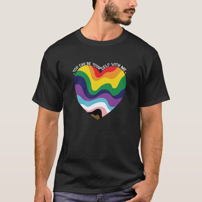Du kannst dich selbst mit mir verbinden. T-Shirt (Vorderseite)