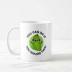 Du kannst es schaffen, dass du diesen lustigen Veg Kaffeetasse