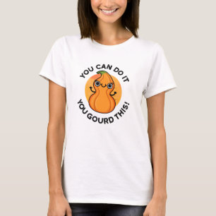 Du kannst es schaffen, diesen positiven Veggie Pun T-Shirt