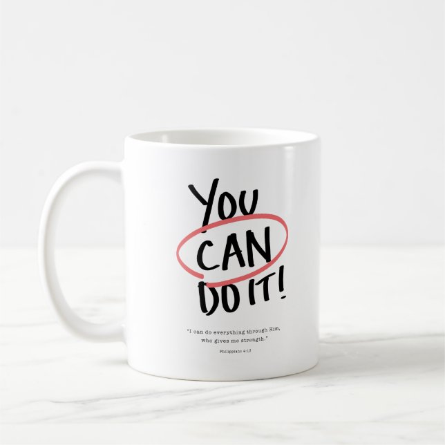 Du kannst es tun! kaffeetasse (Links)