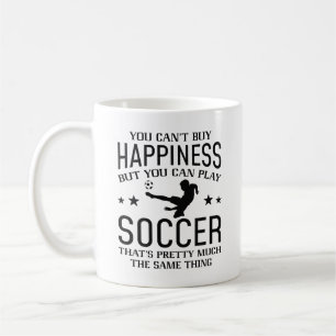 Du kannst Fußball spielen Kaffeetasse