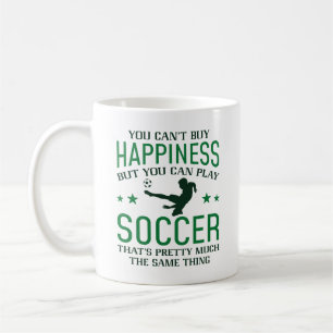 Du kannst Fußball spielen Kaffeetasse