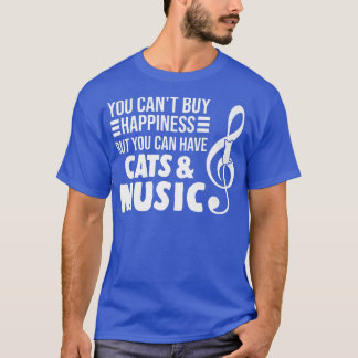 Du kannst keine Katzen kaufen und Musik hören T-Shirt