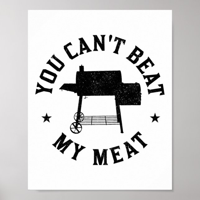Du kannst meine Grillen Grillen Koch Funny Gri nic Poster (Vorne)