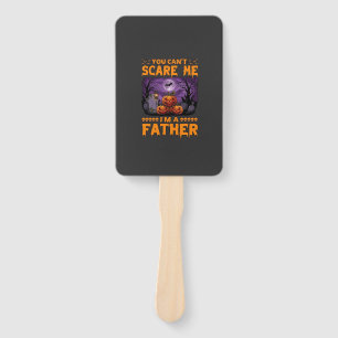 Du kannst mich erschrecken Vater Halloween-Kürbiss Fächer