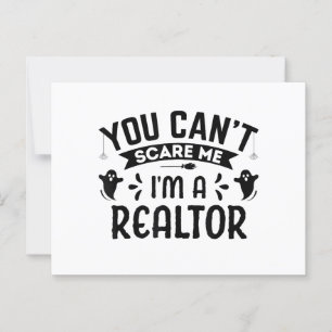 Du kannst mich im Realtor Funny Halloween Rea nich Postkarte