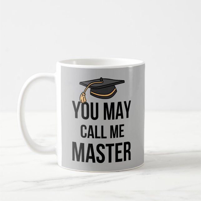 Du kannst mich Master I nennen Kaffeetasse (Links)