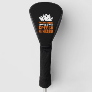 Du kannst mich nicht als Sprechpathologe behandeln Golf Headcover