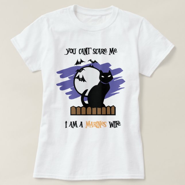 Du kannst mich nicht erschrecken...Ich bin die Ehe T-Shirt (Design vorne)