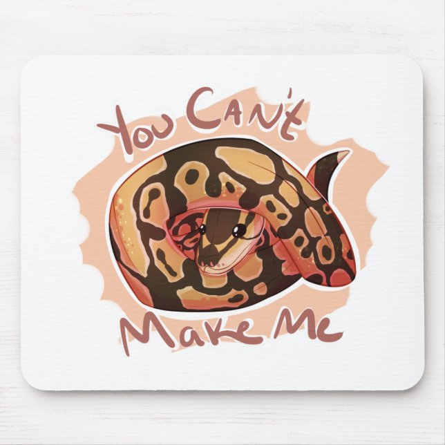 Du kannst mich nicht Python machen Mousepad (Vorne)