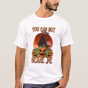Du Kannst Mich Nicht Schrecklicher Sensenmann Blut T-Shirt