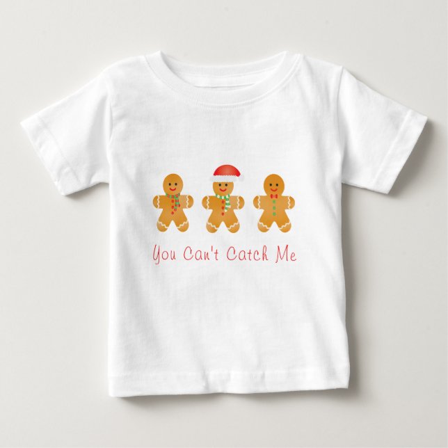 Du kannst mir kein Lebkuchen essen Baby T-shirt (Vorderseite)