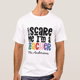 Du kannst mir kein Typografie-Geschenk für Lehrer  T-Shirt