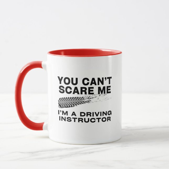 Du kannst mir keine Angst machen, dass ich Fahrleh Tasse (Links)