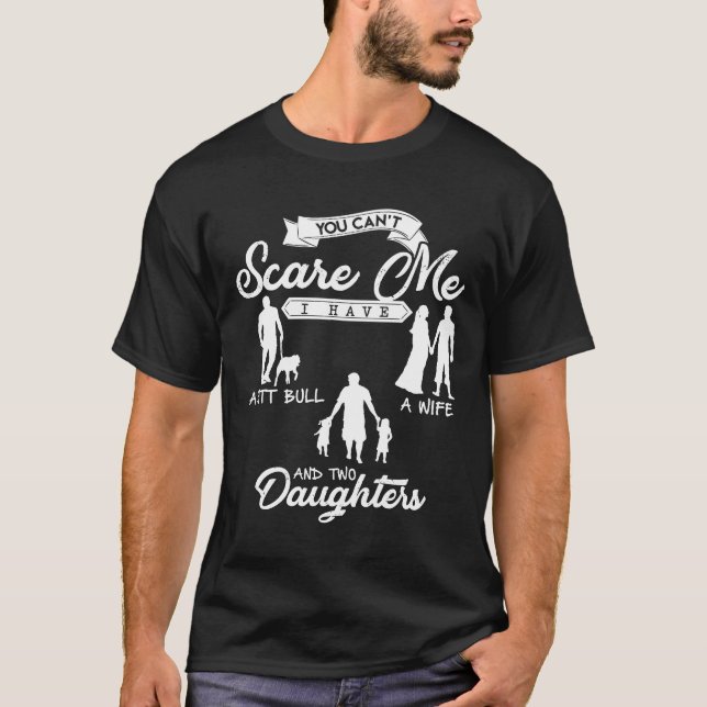 Du kannst mir nicht beibringen, dass ich 2 Töchter T-Shirt (Vorderseite)