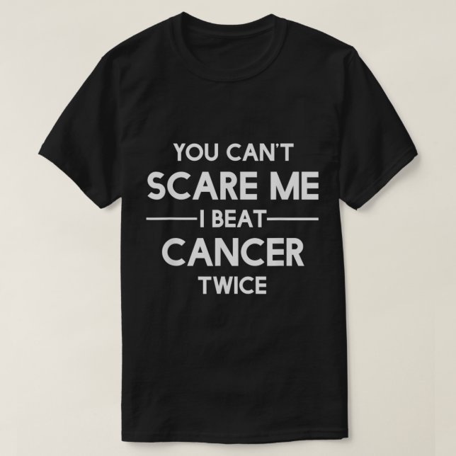 Du kannst mir nicht sagen, dass ich den Krebs zwei T-Shirt (Design vorne)