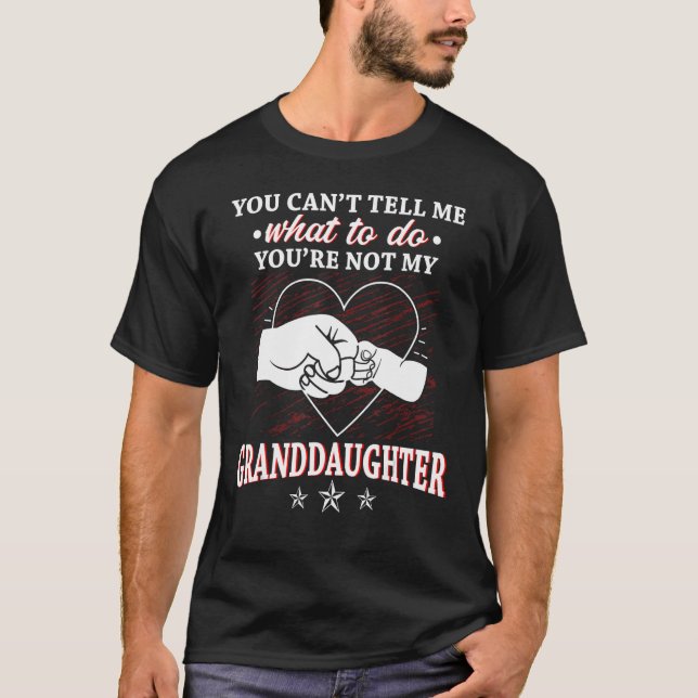 Du kannst mir nicht sagen, was ich tun soll, du bi T-Shirt (Vorderseite)