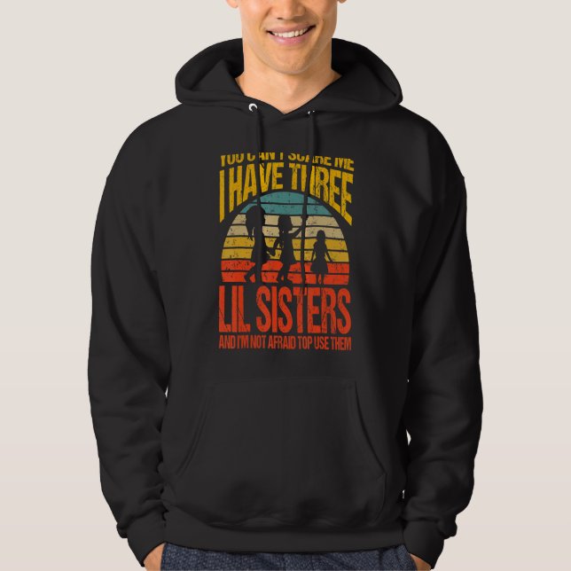 Du kannst mir nichts ausmachen, dass ich drei Schw Hoodie (Vorderseite)