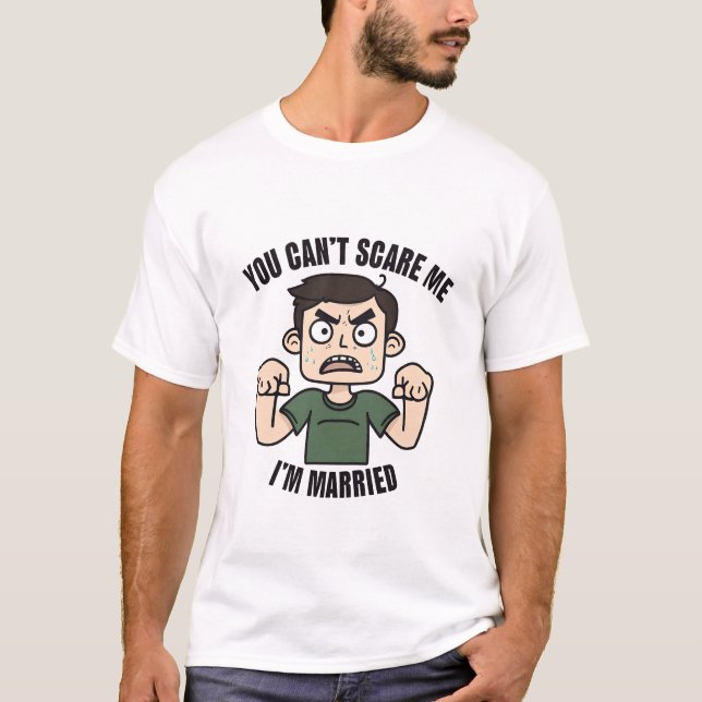 Du kannst mir nichts ausmachen, dass ich Verheirat T-Shirt (Vorderseite)