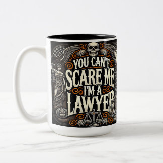 Du kannst mir nichts ausmachen, ich bin ein Anwalt Zweifarbige Tasse