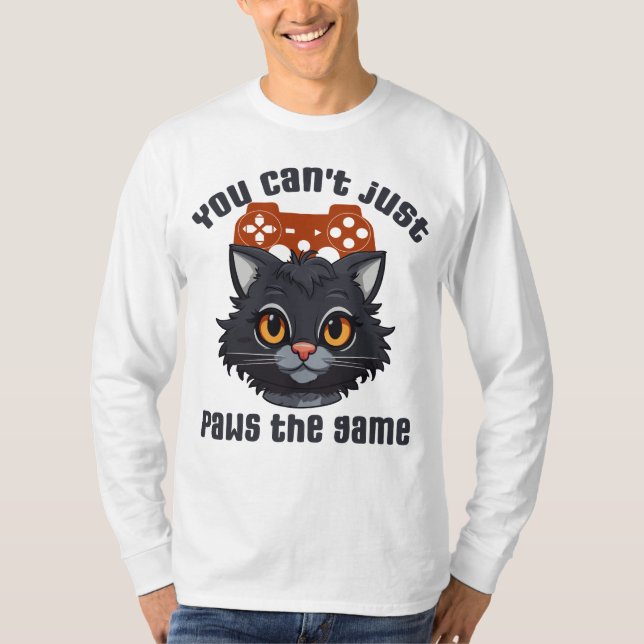 Du kannst nicht einfach das Spiel Funny Video Gami T-Shirt (Vorderseite)