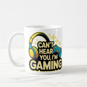 Du kannst nicht hören, dass ich spiele - Funny Gam Kaffeetasse