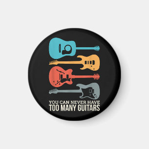 Du kannst nie zu viele Gitarren haben Magnet