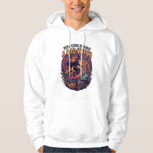 Du könntest eine böse Hexe Halloween fliegender Be Hoodie