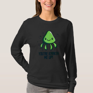 Du Kraken mich auf Oktopus Tintenfisch Kalmar T-Shirt