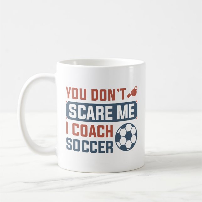 Du kümmerst dich nicht darum, dass ich Fußball tra Kaffeetasse (Links)