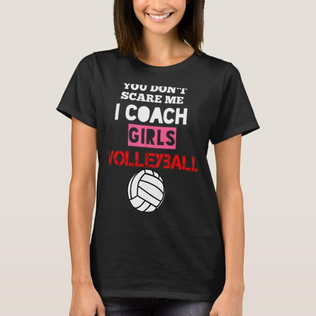 Du kümmerst mich nicht, dass ich Mädchen Volleybal T-Shirt (Vorderseite)