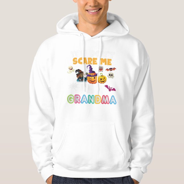 Du kümmerst mich nicht um eine Oma Halloween-Fähig Hoodie (Vorderseite)