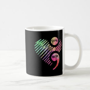 Du lässt deine Geschichte nicht mit Semikolon ende Kaffeetasse