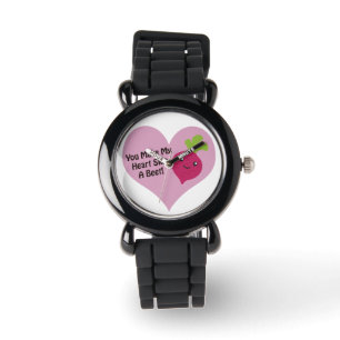 Du lässt mein Herz eine Rübe überspringen Armbanduhr