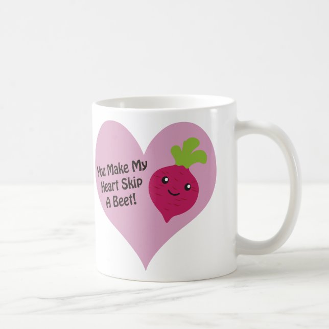 Du lässt mein Herz eine Rübe überspringen Kaffeetasse (Rechts)