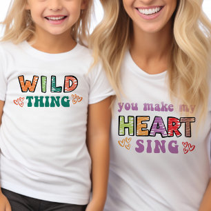 Du lässt mein Herz groovy Matching Wild Thing sing T-Shirt