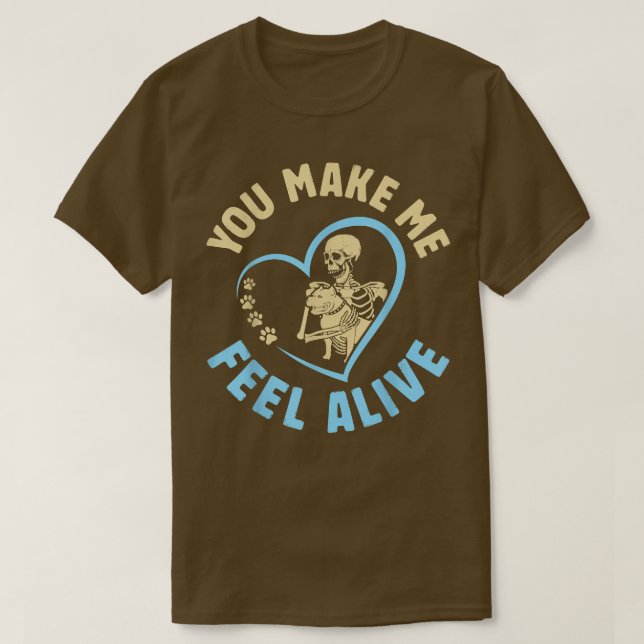 Du lässt mich leben, Pit Bull Hund ist Liebe Pitbu T-Shirt (Design vorne)