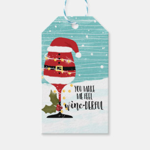 Du lässt mich Weihnachten weinsüßen lustigen We Geschenkanhänger