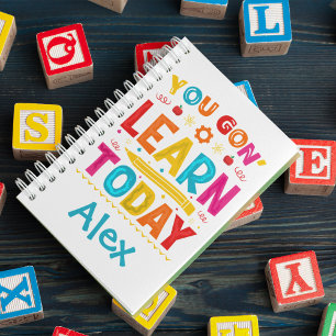 Du lernst heute wieder ganz nach Lust und Laune Notizbuch