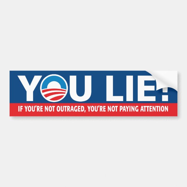 DU LIESST! Nobama Autoaufkleber (Vorne)