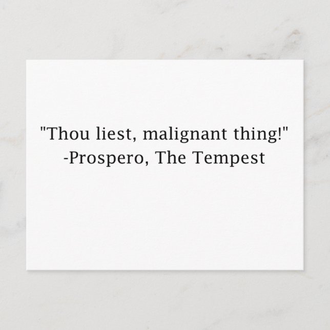 Du lügst! postkarte (Vorderseite)