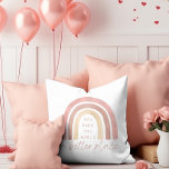 Du machst die Welt zu einem besseren Ort, um ein K Kissen<br><div class="desc">Mit diesem herrlichen Boho Regenbogen,  "Mach die Welt zu einem besseren Ort" werfen Sie ein Kissen!</div>