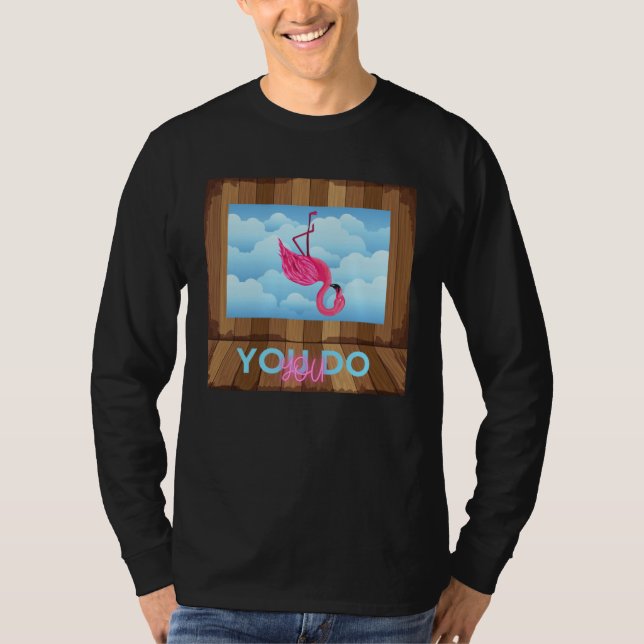 Du machst Du Upside-Down-Flamingo T-Shirt (Vorderseite)