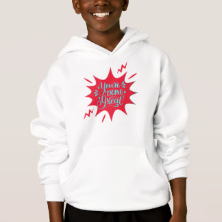 Du machst große Kinderhoodie. Hoodie