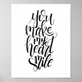 Du machst mein Herz Lächeln Poster